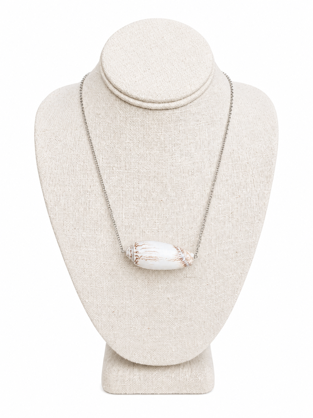 Patterned Olive Shell Necklace