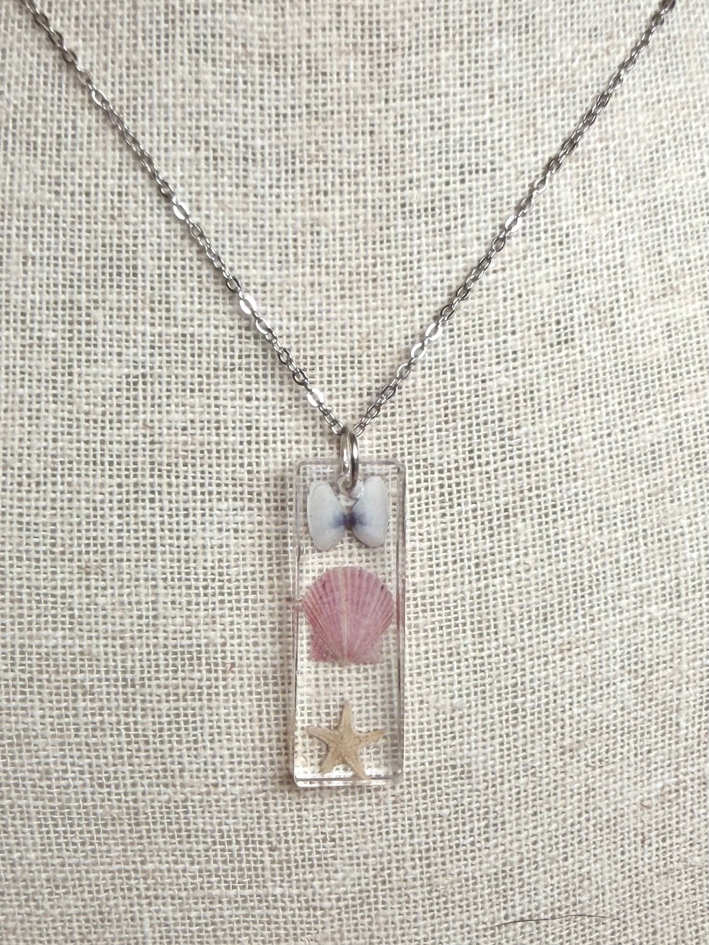 Rectangular Resin Necklace