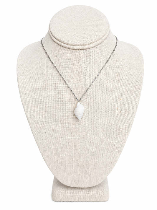 Albino Nutmeg Shell Necklace