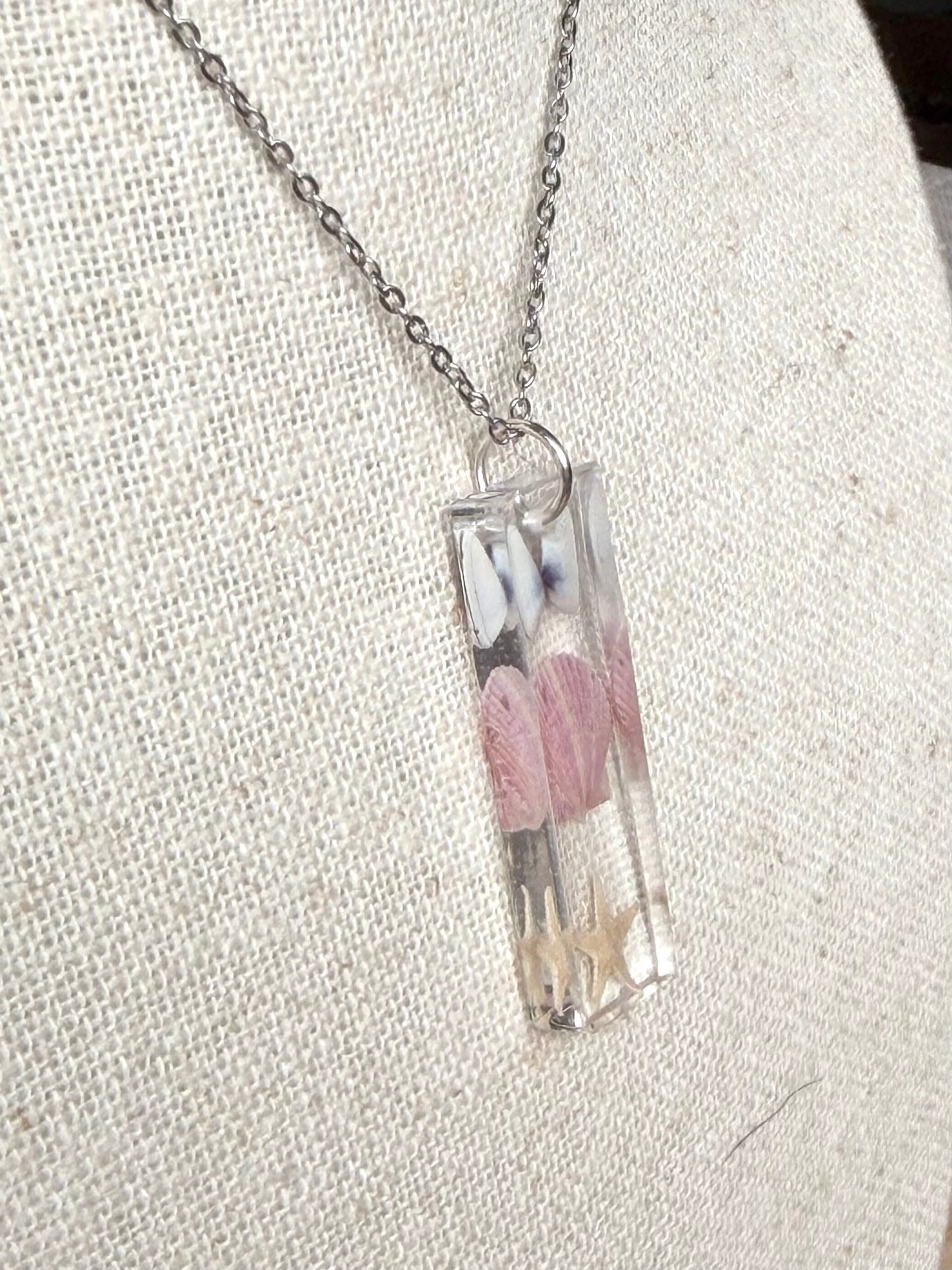 Rectangular Resin Necklace
