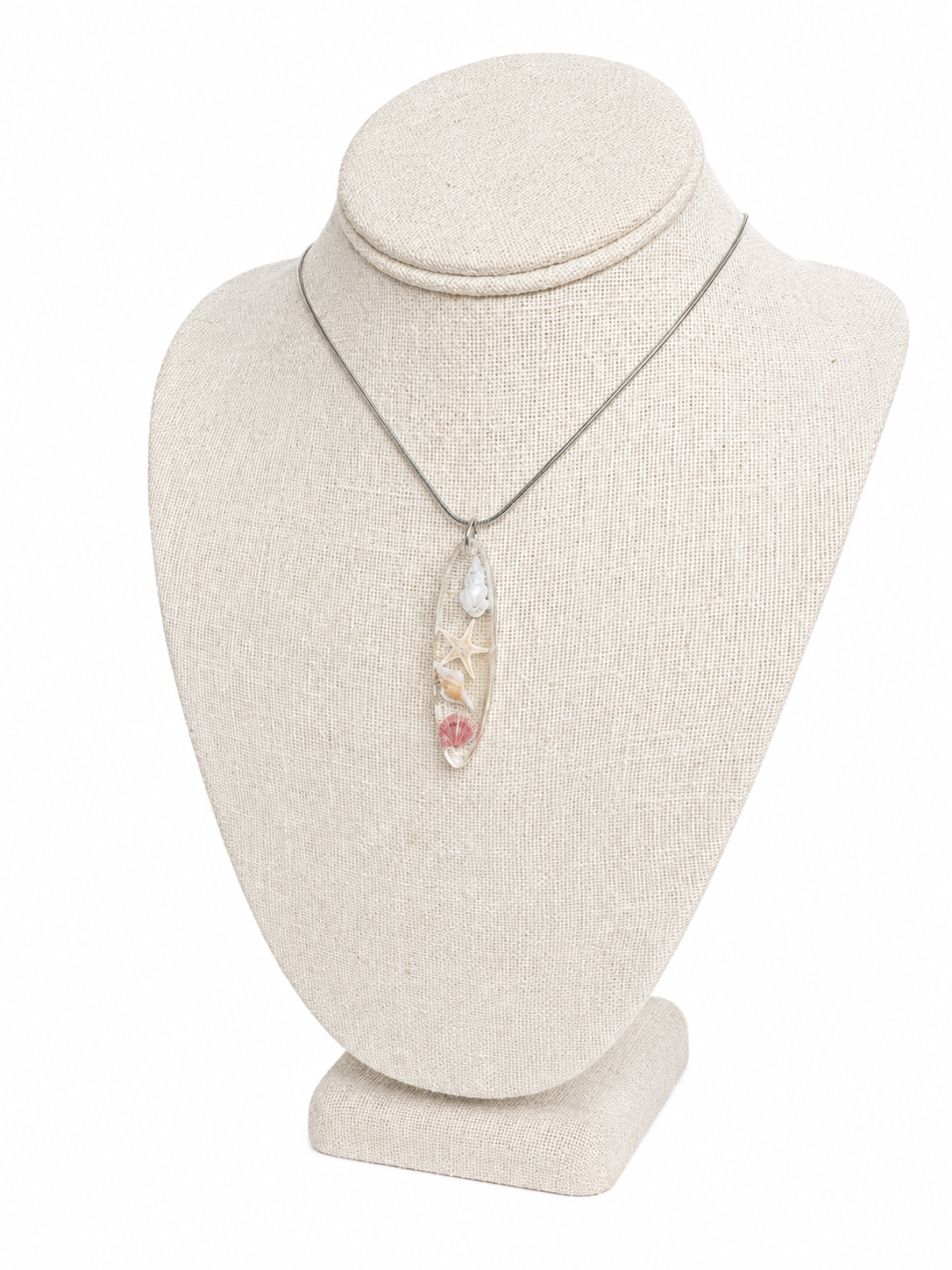 Multi Shell Resin Necklace