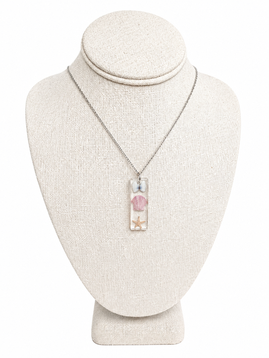 Rectangular Resin Necklace