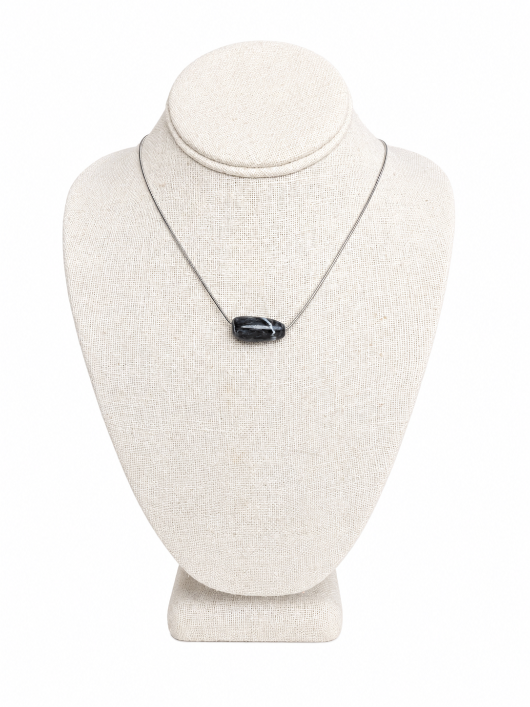 Blue Olive Shell Necklace