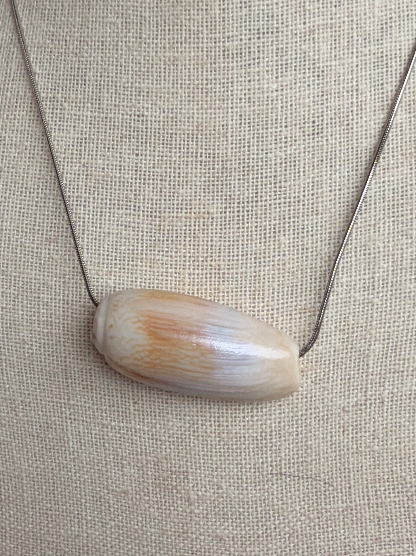 Rainbow Olive Shell Necklace