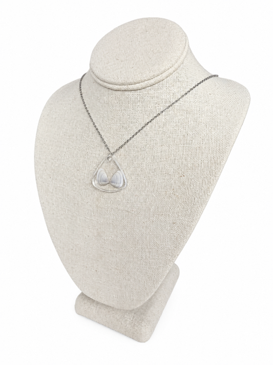 Coquina Shell Resin Necklace