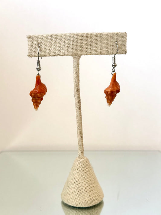 Small Horse Conch Earrings