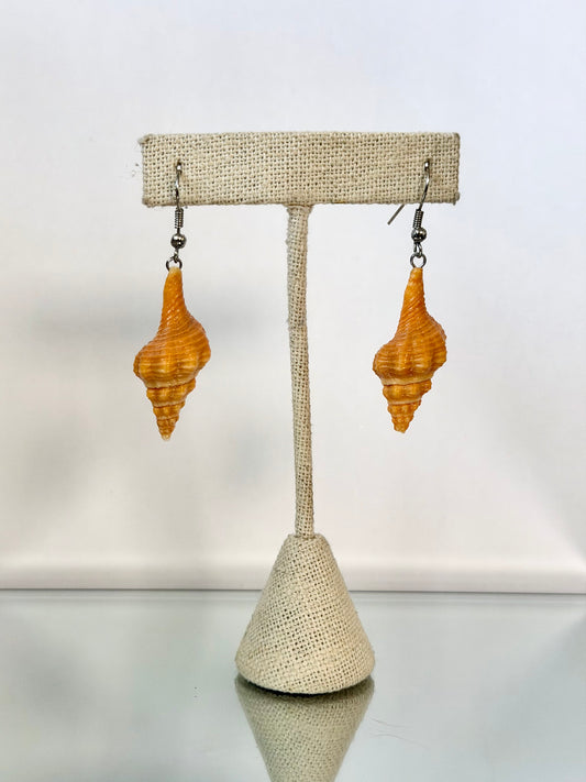 Large Horse Conch Earrings