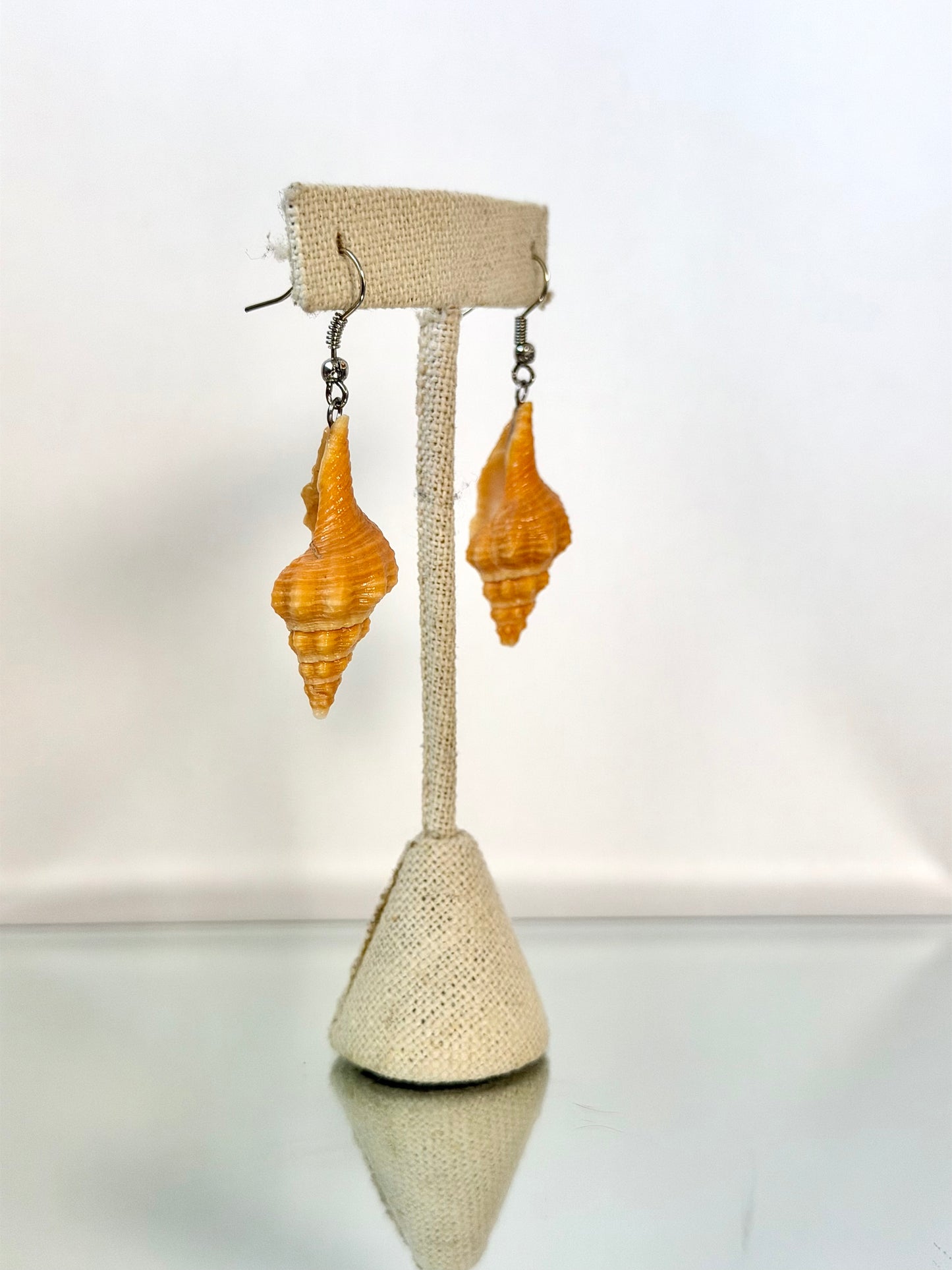 Large Horse Conch Earrings