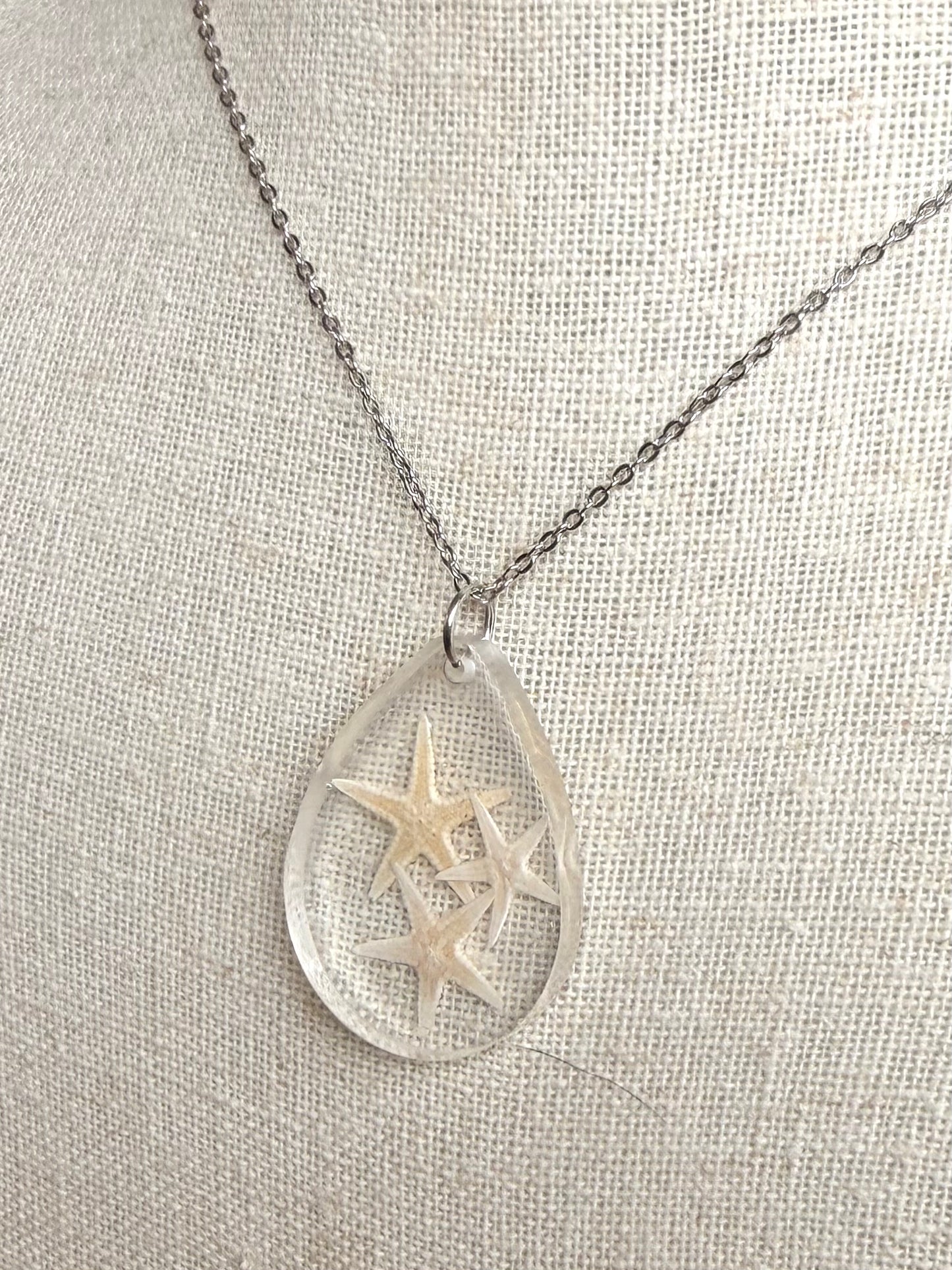 Starfish Resin Necklace