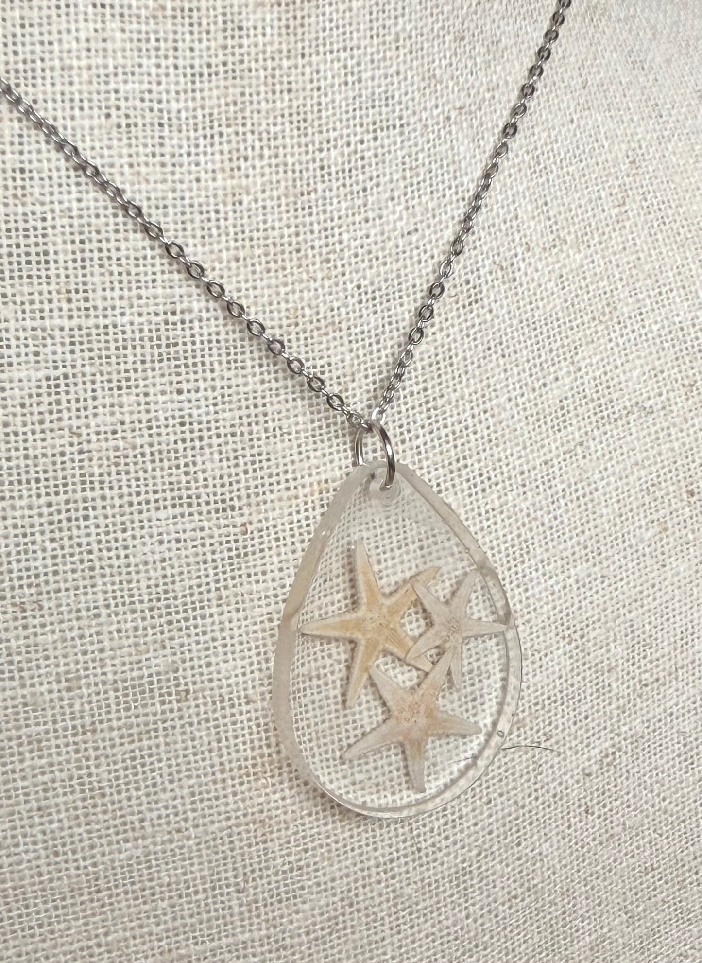 Starfish Resin Necklace