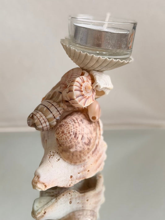 Seashell Tea Light Holder (H)