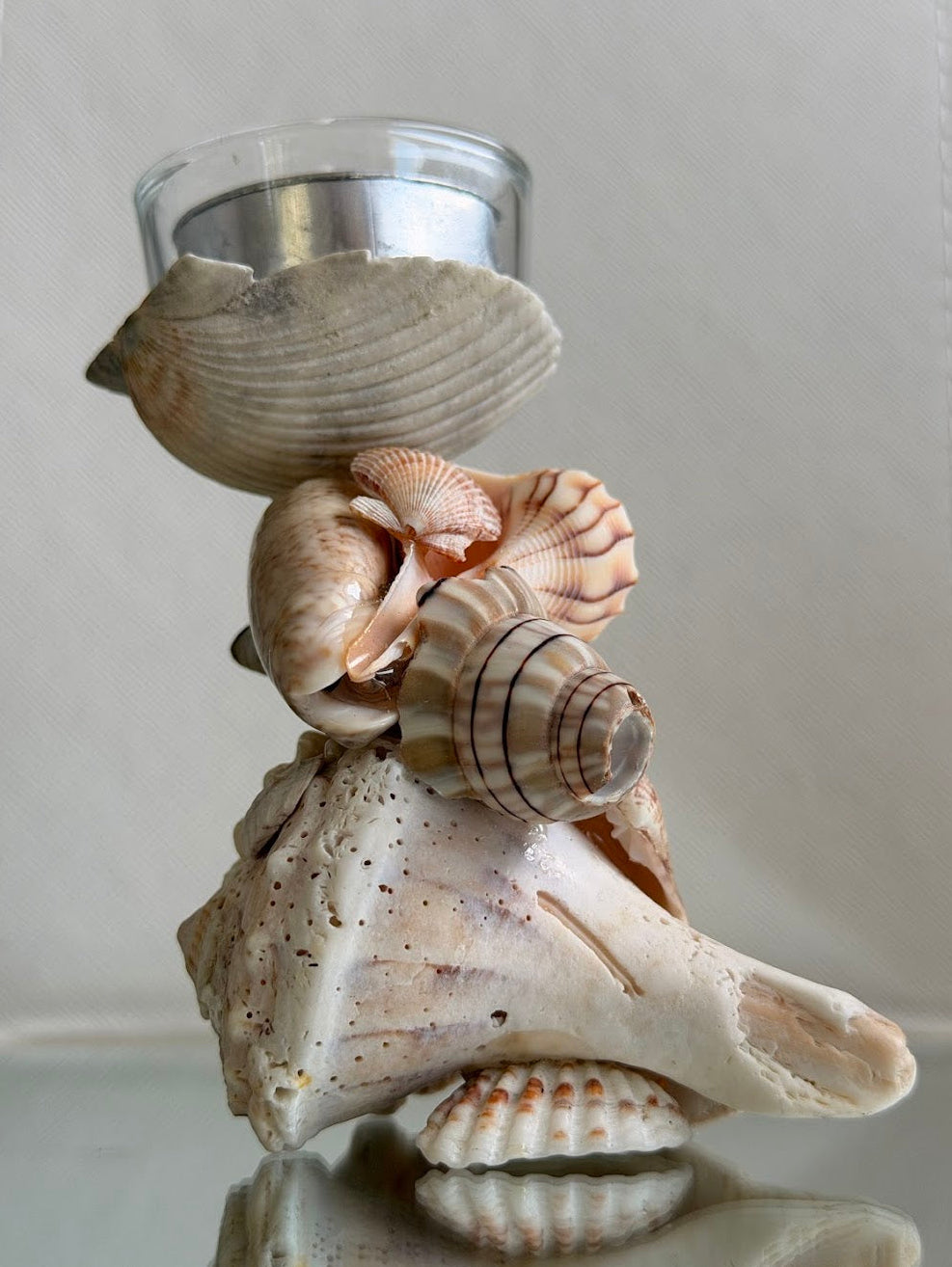Seashell Tea Light Holder