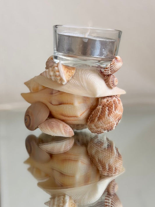 Seashell Tea Light Holder (G)