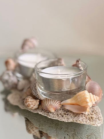 Seashell Tea Lights Holder (A)